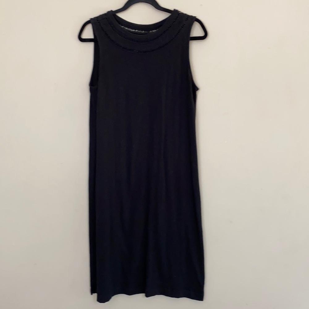 LBD cotton knit, sheath dress